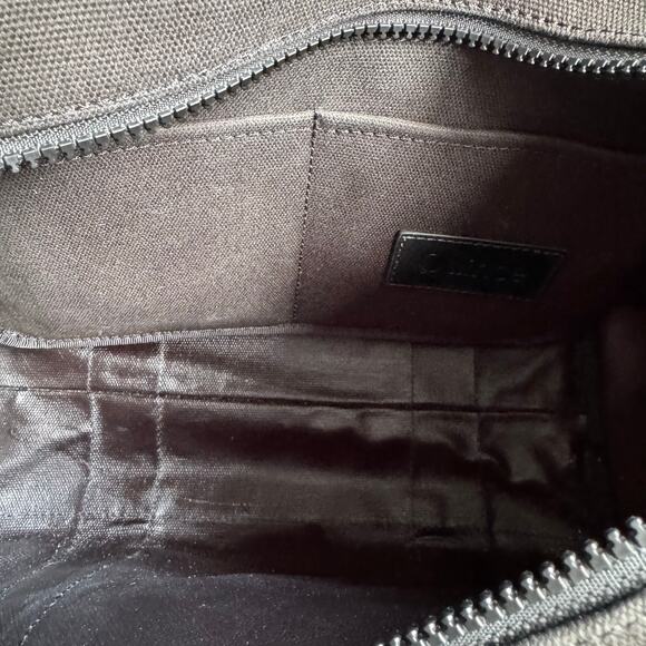 Quince Organic Canvas Small Crossbody Tote Charcoal Black - Picture 9 of 13